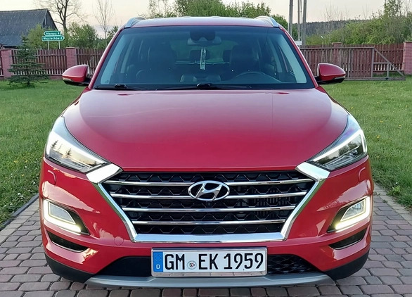 Hyundai Tucson cena 93800 przebieg: 120000, rok produkcji 2019 z Dobrzyca małe 631